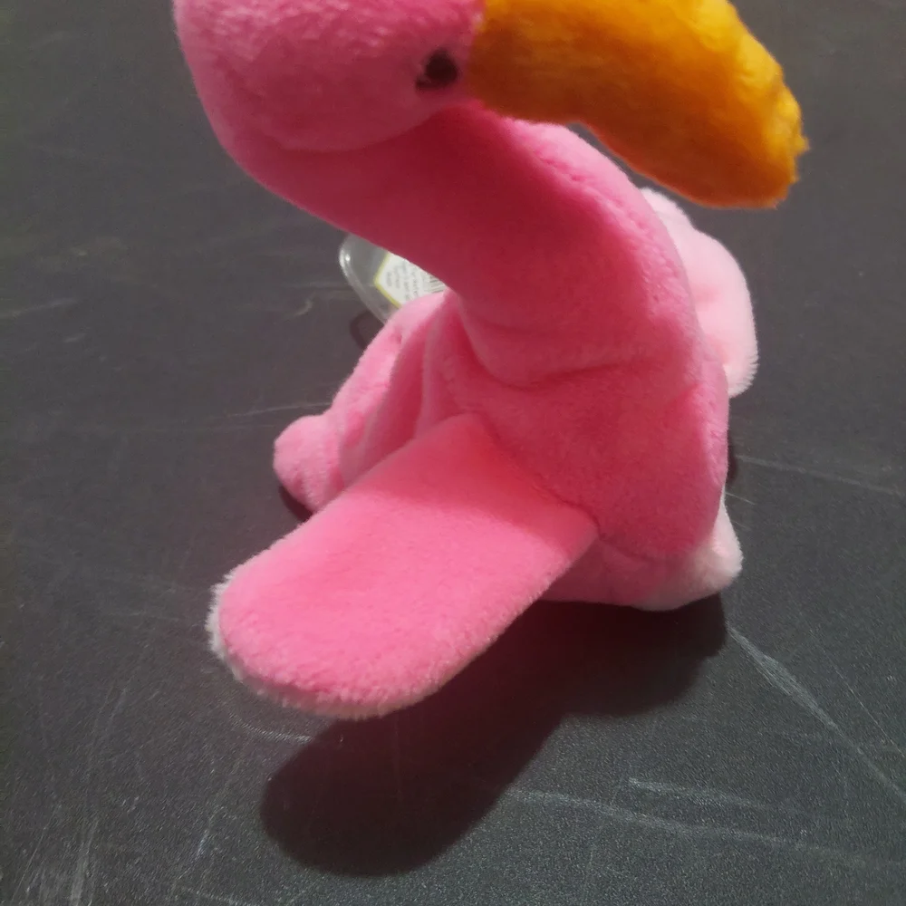 Ty Pink and Orange Flamingo Bird Toy